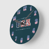 USA Wall Clock Runde Wanduhr (Winkel)