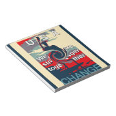 USA-Wandel: Stärkeres gemeinsames einheitliches De Notizblock (angewinkelt)