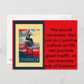 USA-Wandel: Stärkeres gemeinsames einheitliches De Postkarte (Vorne/Hinten)