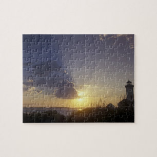 USA, Washington, bei Port Townsend. Point Puzzle