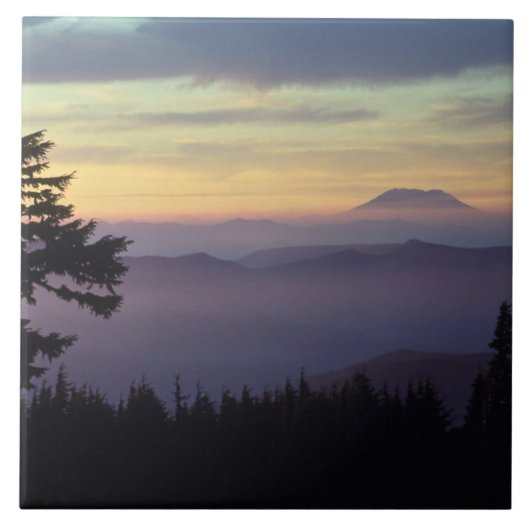 USA, Washington. Berg St. Helens durch Fliese (Vorderseite)