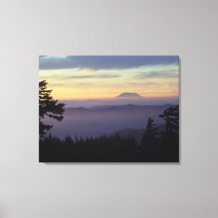 USA, Washington. Berg St. Helens durch Leinwanddruck