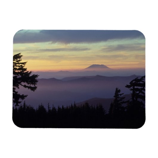 USA, Washington. Berg St. Helens durch Magnet (Horizontal)