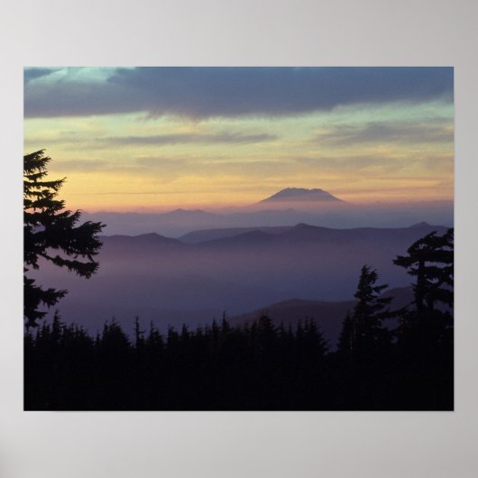 USA, Washington. Berg St. Helens durch Poster (Vorne)