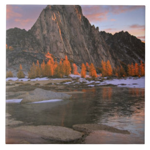 USA, Washington, Cascade Mountains. Prusik Peak Fliese