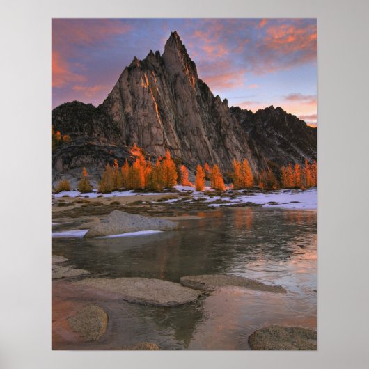 USA, Washington, Cascade Mountains. Prusik Peak Poster (Vorne)