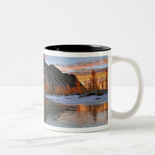 USA, Washington, Cascade Mountains. Prusisch Zweifarbige Tasse