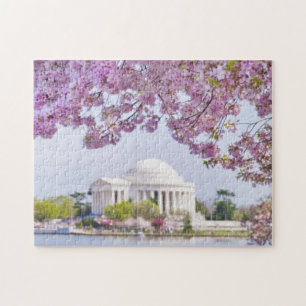 USA, Washington DC, Kirschbaum in der Blüte Puzzle