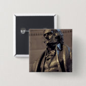 USA, Washington DC. Thomas Jefferson Memorial. Button (Vorne & Hinten)