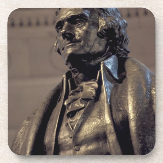 USA, Washington DC. Thomas- Jeffersondenkmal Getränkeuntersetzer (Vorderseite)