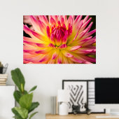 USA, Washington. Detail der Dahlia-Blume Poster (Heimbüro)