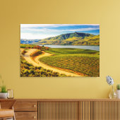 USA, Washington, Lake Chelan. Benson Vineyards Leinwanddruck (Insitu (Wohnzimmer))