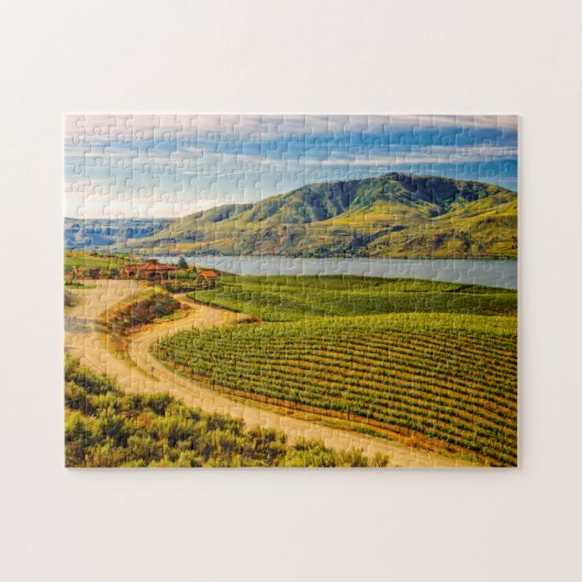 USA, Washington, Lake Chelan. Weintrauben von Bens Puzzle (Horizontal)
