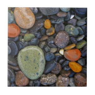 USA, Washington, Lopez Island, Agate Beach Fliese