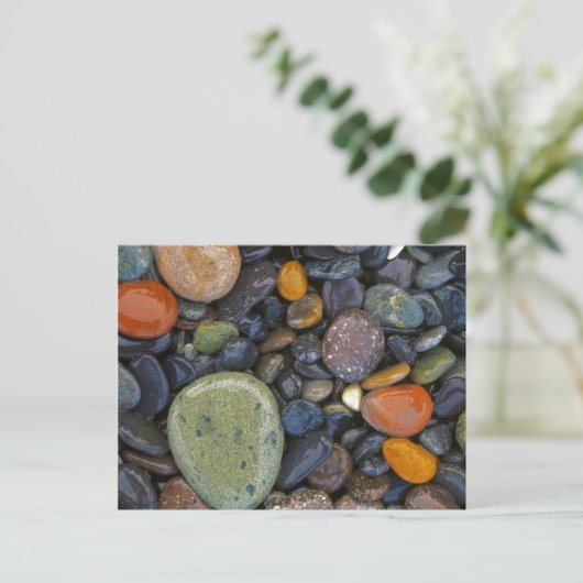 USA, Washington, Lopez Island, Agate Beach Postkarte (Stehend Vorderseite)