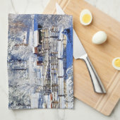 USA, Washington, Methow Tal, Scheunen herein Geschirrtuch (Viertel Falte)