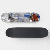 USA, Washington, Methow Tal, Scheunen herein Skateboard (Horizontal)