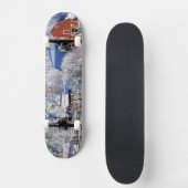 USA, Washington, Methow Tal, Scheunen herein Skateboard (Vorderseite)