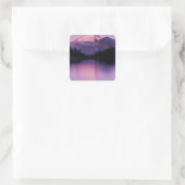 USA, Washington, Mount Baker Quadratischer Aufkleber (Tasche)