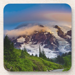 USA, Washington, Mt. Rainier. Morgensonne Getränkeuntersetzer