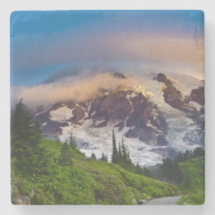 USA, Washington, Mt. Rainier. Morgensonne Steinuntersetzer