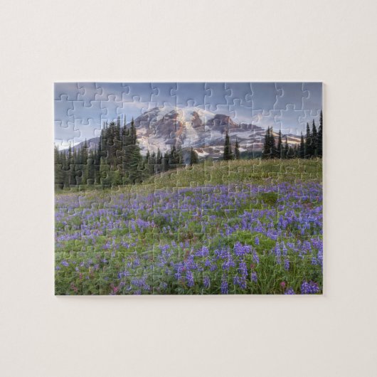 USA, Washington, Mt. Rainier NP, Mt. Rainier und Puzzle (Horizontal)