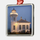USA, Washington, Mukilteo. Mukilteo Leuchtturm Ornament Aus Metall (Links)