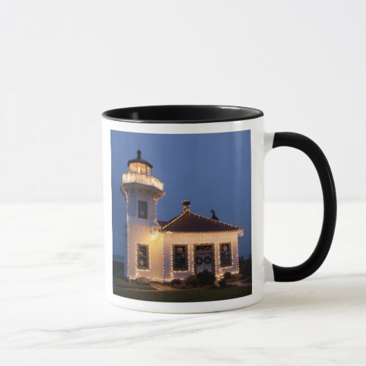 USA, Washington, Mukilteo. Mukilteo Leuchtturm Tasse (Rechts)