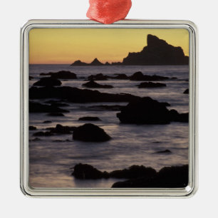 USA, Washington, Olympic Nat'l Park, Seastacks Ornament Aus Metall