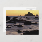 USA, Washington, Olympic Nat'l Park, Seastacks Postkarte (Vorne/Hinten)