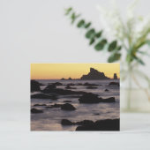 USA, Washington, Olympic Nat'l Park, Seastacks Postkarte (Stehend Vorderseite)