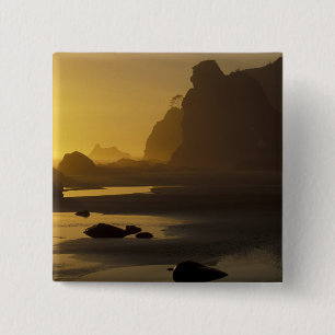 USA, Washington, Olympic Nat'l Park, Sonnenunterga Button