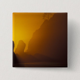 USA, Washington, Olympic Nat'l Park, Sonnenunterga Button