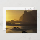 USA, Washington, Olympic Nat'l Park, Sunset, Postkarte (Vorne/Hinten)