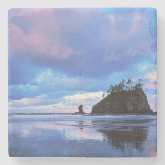 USA, Washington, Olympischer Nationalpark 2 Steinuntersetzer (Vorderseite)