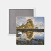 USA, Washington, Olympischer Nationalpark. A Magnet (Vorderseite/Rückseite)