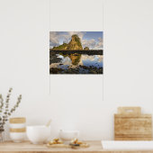 USA, Washington, Olympischer Nationalpark. A Poster (Küche)