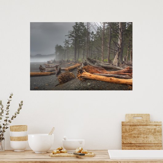 USA, Washington, Olympischer Nationalpark, Rialto Poster (Küche)