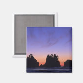 USA, Washington, Olympischer Nationalpark, Shi-shi Magnet (Vorderseite/Rückseite)