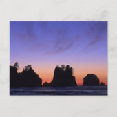USA, Washington, Olympischer Nationalpark, Shi-shi Postkarte (Vorderseite)