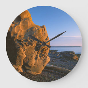 USA, Washington, Orcas Island, Felsen Große Wanduhr