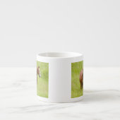 USA, Washington, Pferd in Spring Field, Espressotasse (Vorderseite)
