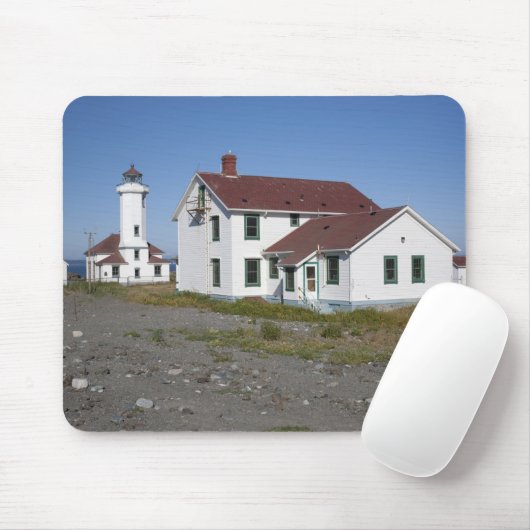 USA, Washington, Port Townsend, Point Wilson Mousepad (Mit Mouse)