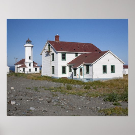 USA, Washington, Port Townsend, Point Wilson Poster (Vorne)