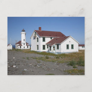 USA, Washington, Port Townsend, Point Wilson Postkarte