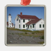 USA, Washington, Port Townsend, Point Wilson Silbernes Ornament (Vorne)