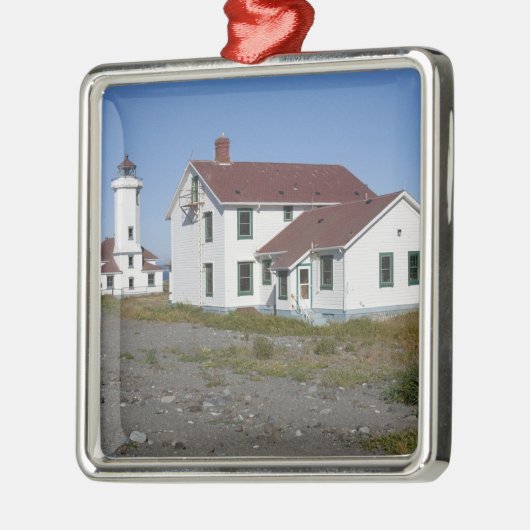 USA, Washington, Port Townsend, Point Wilson Silbernes Ornament (Links)