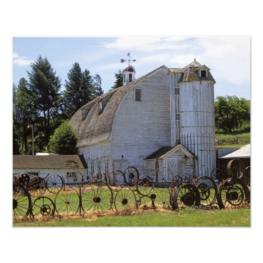 USA, Washington, Pullman, Barn Fotodruck (Vorne)