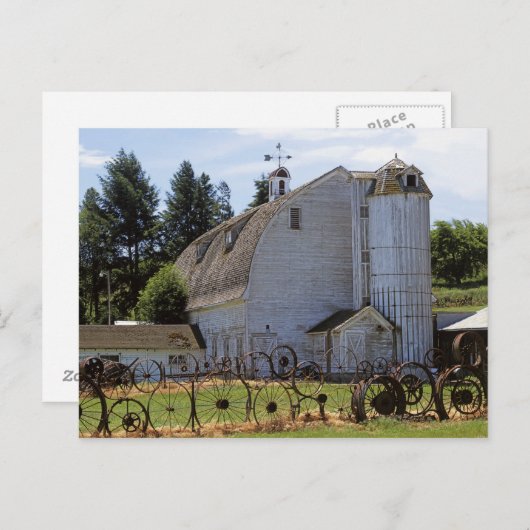 USA, Washington, Pullman, Barn Postkarte (Vorne/Hinten)