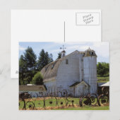 USA, Washington, Pullman, Scheune Postkarte (Vorne/Hinten)